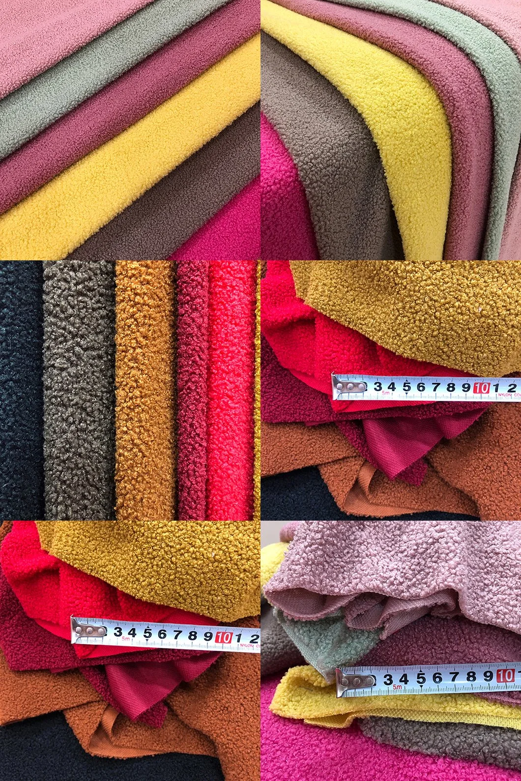 100%Polyester Soft Knitting Polar Fleece Fabric for Garment