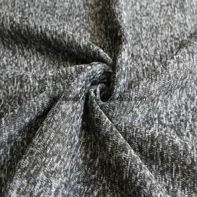 Knitted Fabric with Coarse Needle Grey Dyed Yarn