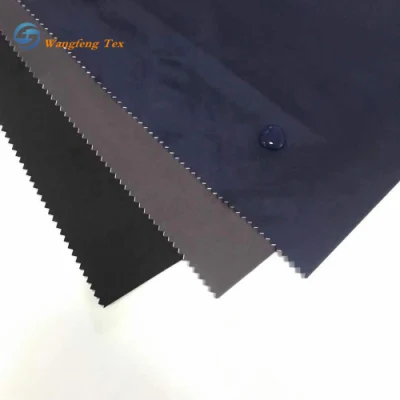 New Product 2020 Textiles Downjacket Garment Cationic Denim Color Polyester Two Tone Twill Gabardine Fabric